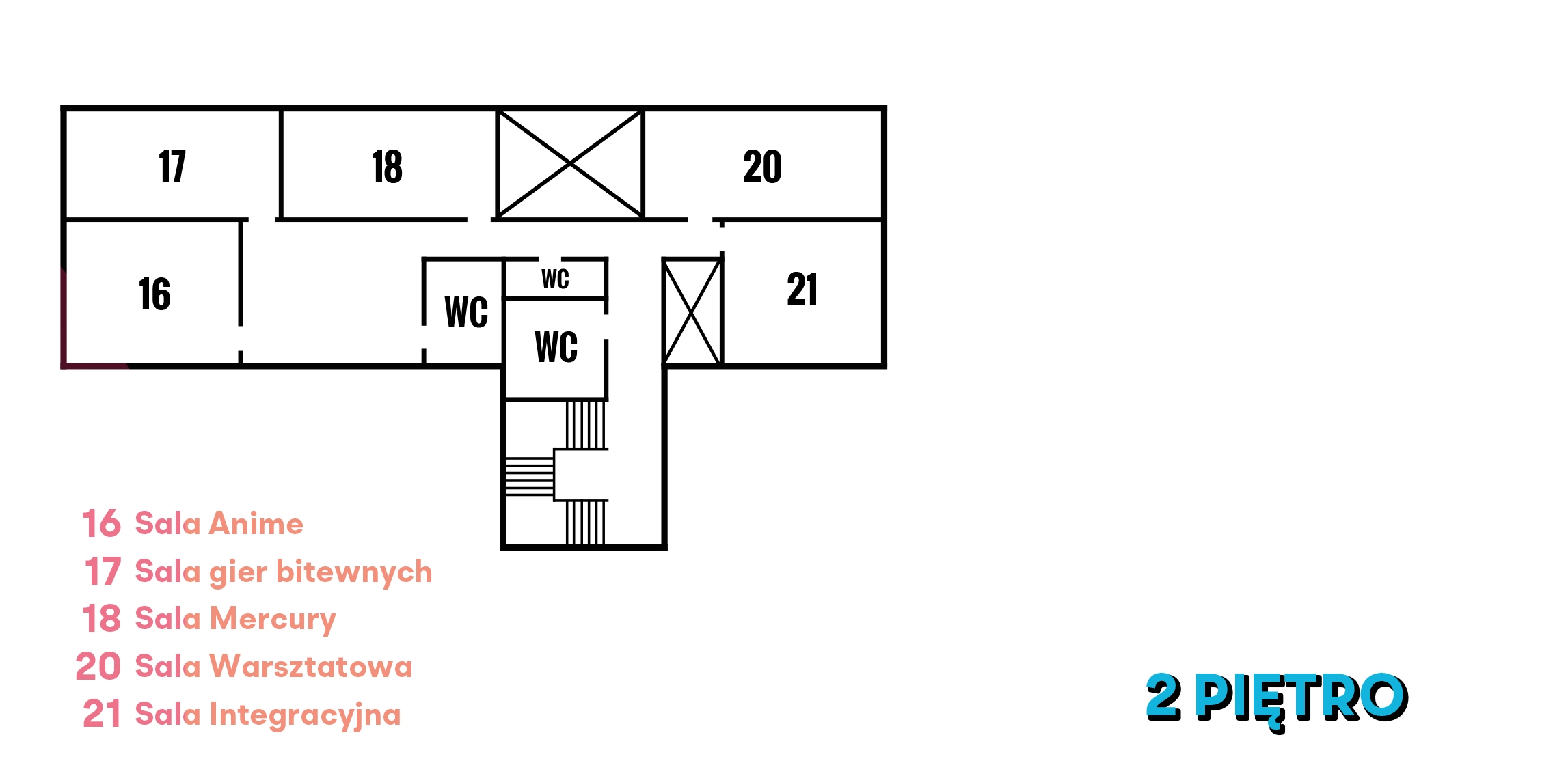 Mapa 2. piętro